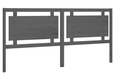 Sänggavel grå 205,5x4x100 cm massiv furu. Finns i kartong ej kontrollerat