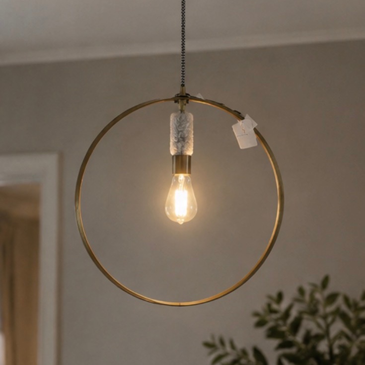 1585773-1 Ceiling lamp from Olsson & Jensen round industrial style. Dimensions 50 cm in diameter