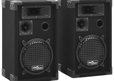 Passiva PA-högtalare 2 st 800 W svart