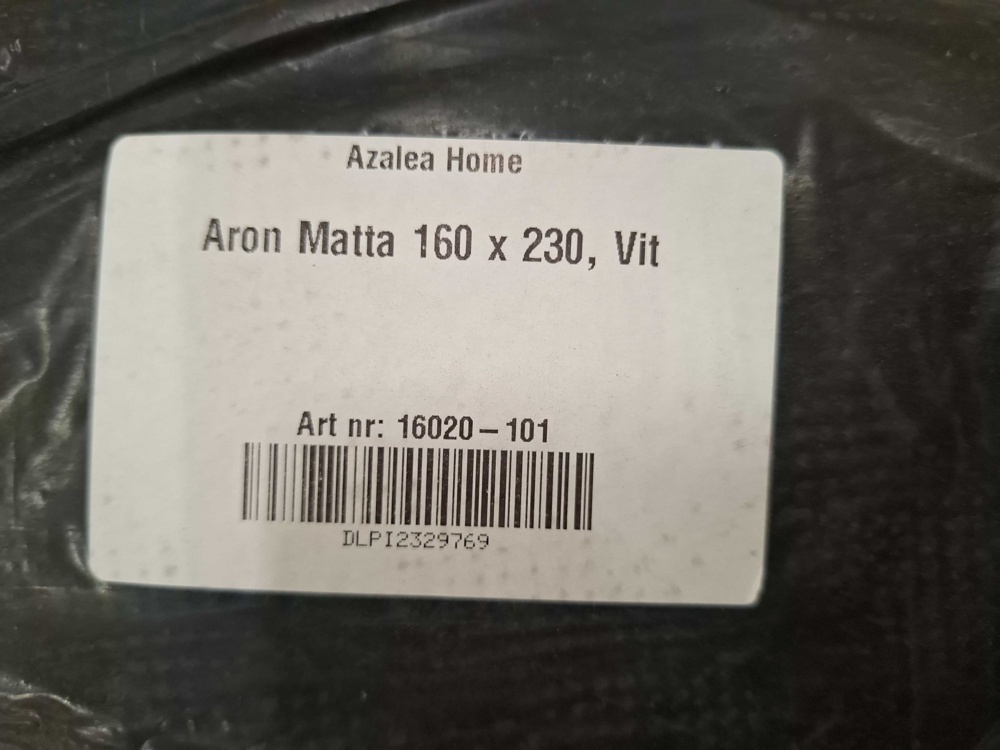1584912-2 Matta - Venture Home Aron, vit 160 × 230 cm, vit