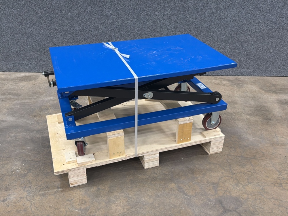 1585926-2 Lyftbordsvagn LASER Manuell, 300 kg, 950x600 mm