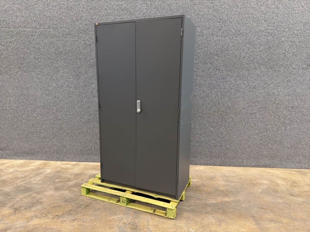 1585929-2 Machine cabinet SUPPLY with electronic code lock 1900x1020x500 mm, dark grey