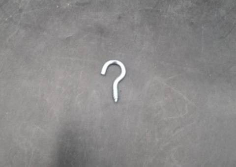 Screw hooks, approx. 4200 pcs - 25 mm, zinc-plated
