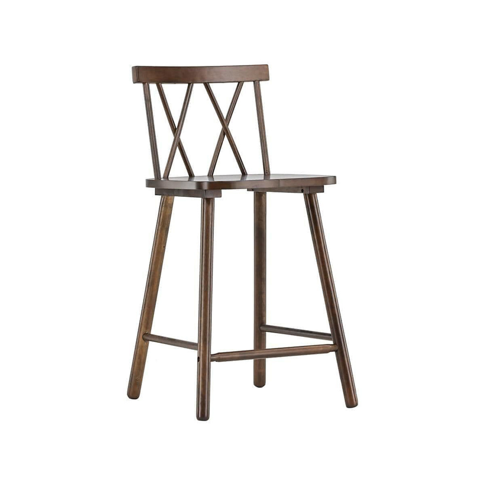 1584891-1 Bar chairs, 2 pcs - Mollöström, mocha, cross back