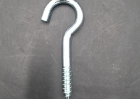 Screw hooks, approx. 1100 pcs - 80 mm, zinc-plated