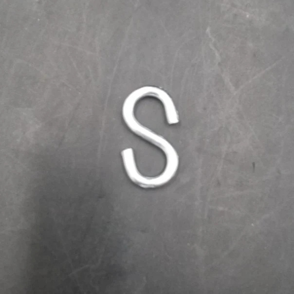 1585975-1 S-hooks, 900 pcs - 30 mm, zinc-plated