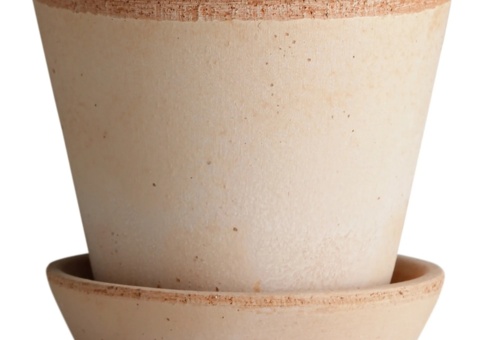Plant pots with saucers, 3 pcs - Bergs Potter Julie, pink Ø25 cm