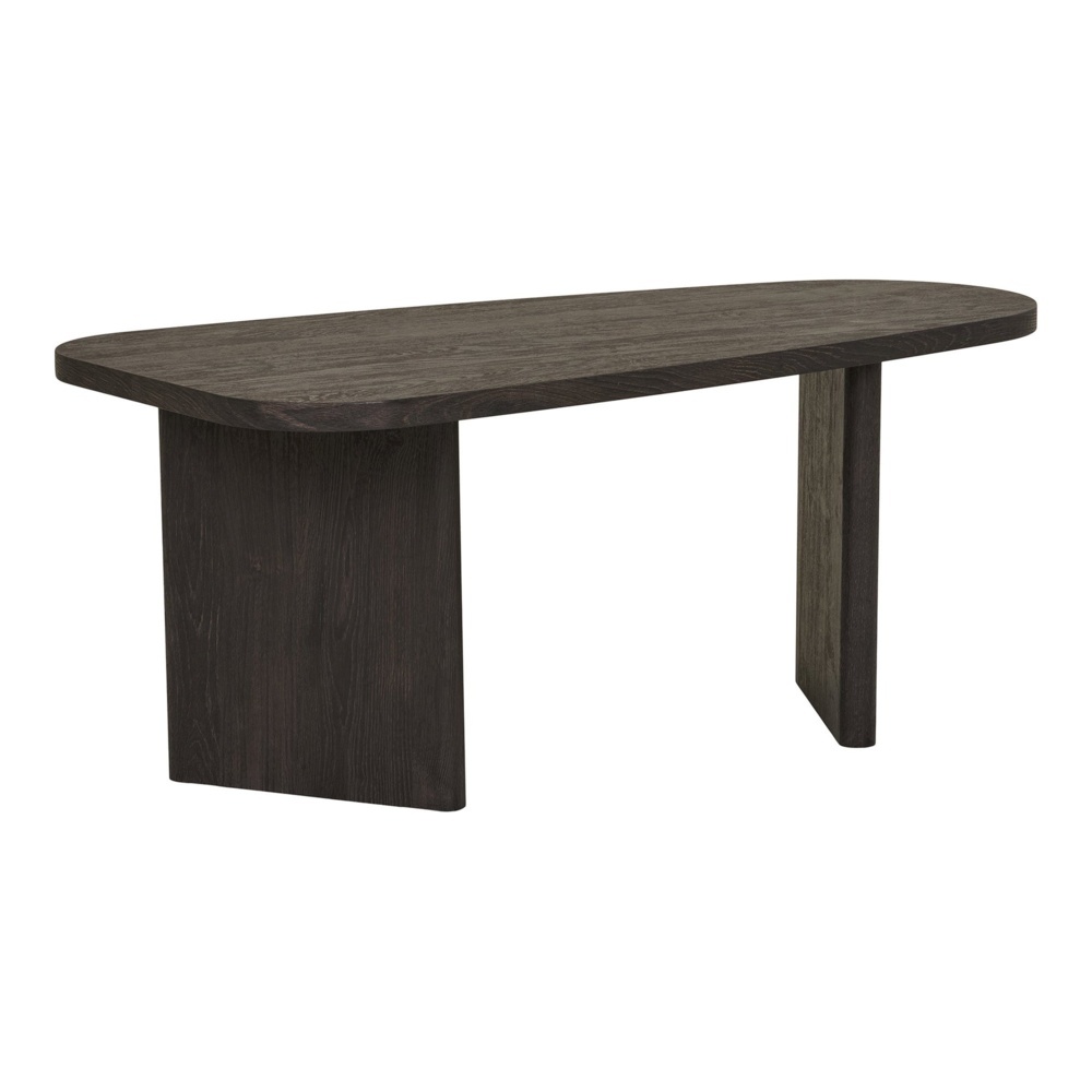 1584903-1 Coffee table, 1 pc - House Nordic Melo, dark brown 100 × 50 cm