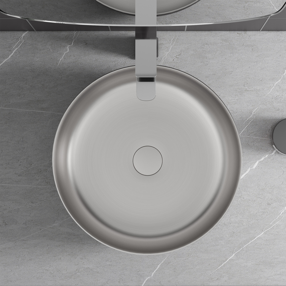 1586682-2 Tvättställ - Bathlife Klenod, borstad nickel