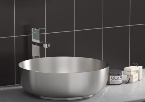 Tvättställ - Bathlife Klenod, borstad nickel