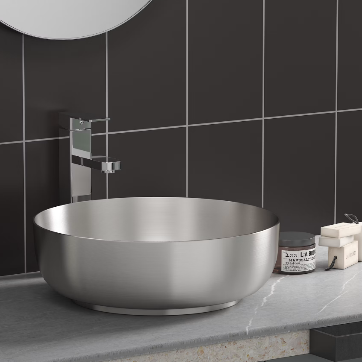 1586682-1 Tvättställ - Bathlife Klenod, borstad nickel