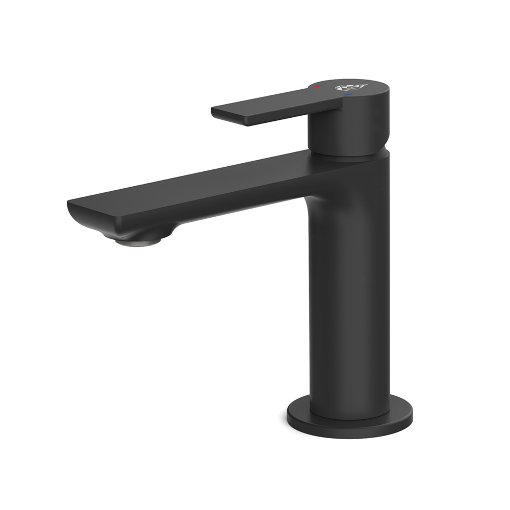 1587004-1 Tvättställsblandare, 4 st - Bathlife Skimra, svart