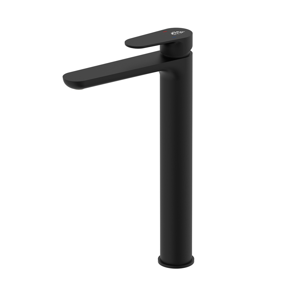 1587087-1 Tvättställsblandare, 2 st - Bathlife Lyster, hög, svart