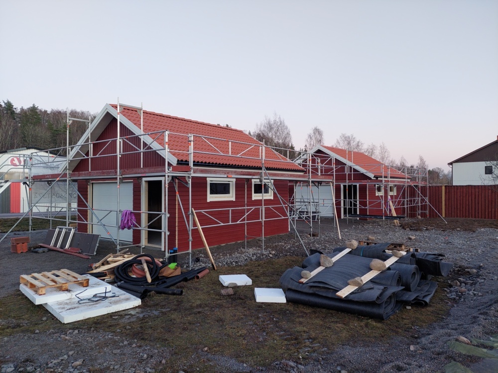 1587413-1 Stomme till ett enkelgarage på 36 kvadrat med måtten 6,0 x 6,0 m