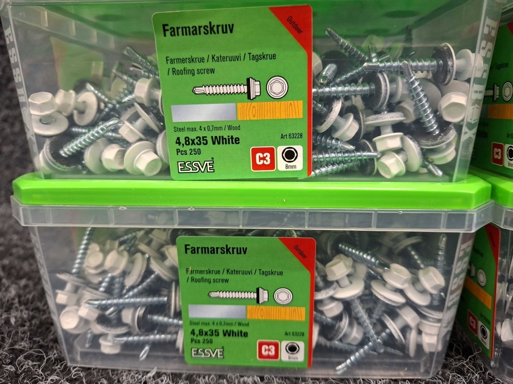 1585751-2 5 pcs Packs Farmer's Screw, Essve