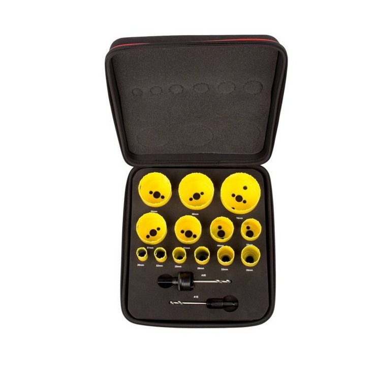 1585754-1 Universalhålsågssats Starrett KDC13021 15-delar