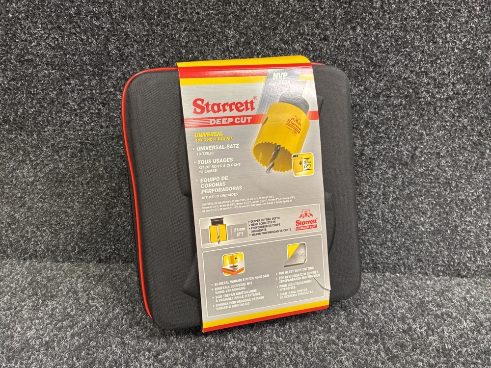 1585754-2 Universalhålsågssats Starrett KDC13021 15-delar