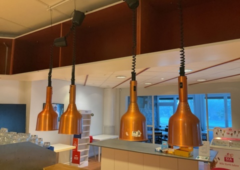 4 pcs. Heat lamps - Stay hot
