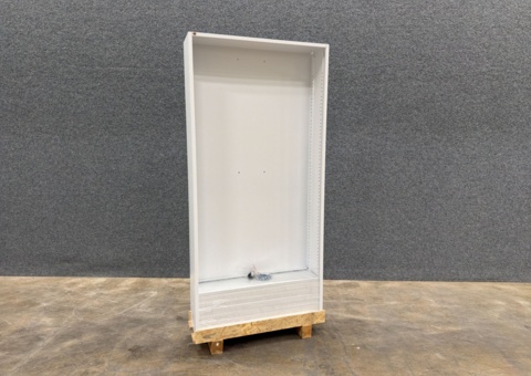 Sheet metal cabinet, 11 shelves, 1990x940x275mm