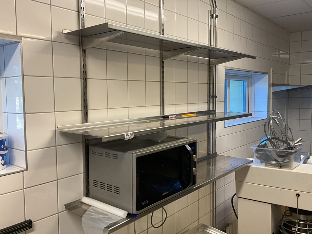1473721-1 3 pcs. Stainless steel shelves
