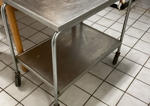 Stainless steel trolley