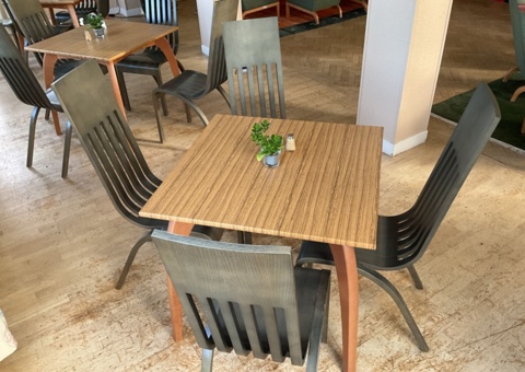 Tables and chairs