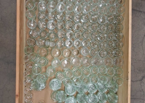 Assortment of glass jars