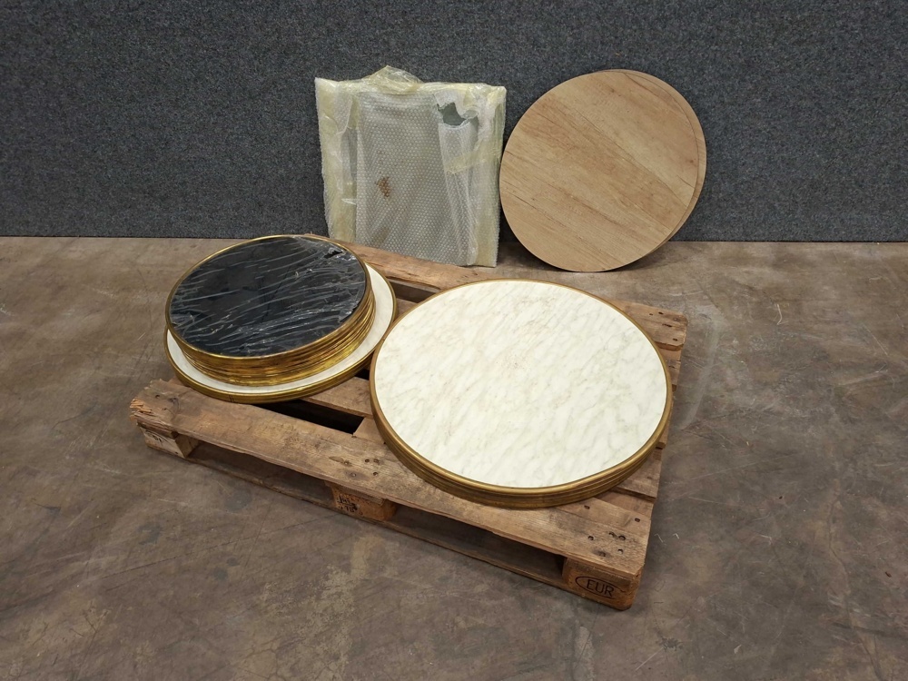 1587480-1 Assortment of round table tops