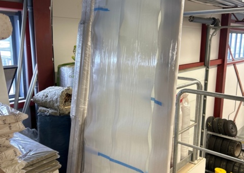 Glass door with frame - Nordic Door