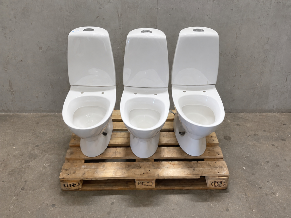 1587593-1 Ifö Sign WC seats, 6 pcs, rear flushing