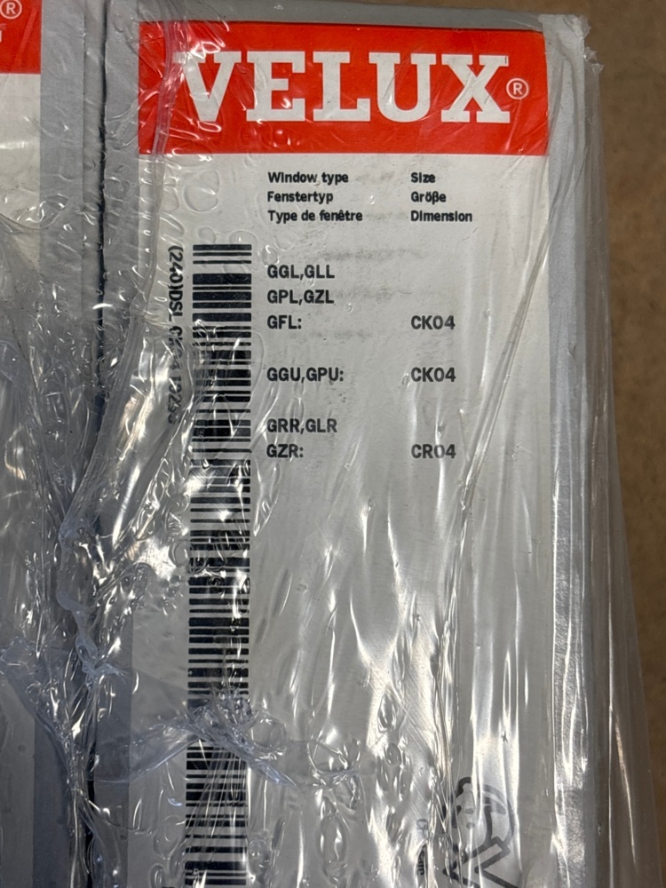 1546234-2 Blackout curtains for roof windows 2 pcs - VELUX DSL CK04