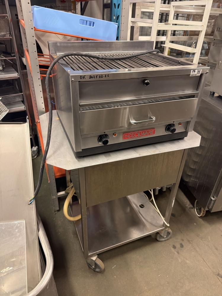 1566132-2 Grill with trolley - Cecilware