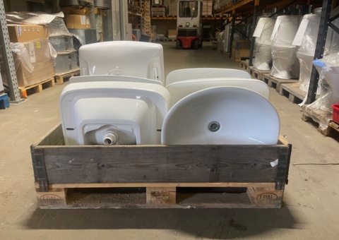 Sink/Washstand - 6 pcs - W:560 mm (5 pcs with specified dimensions)