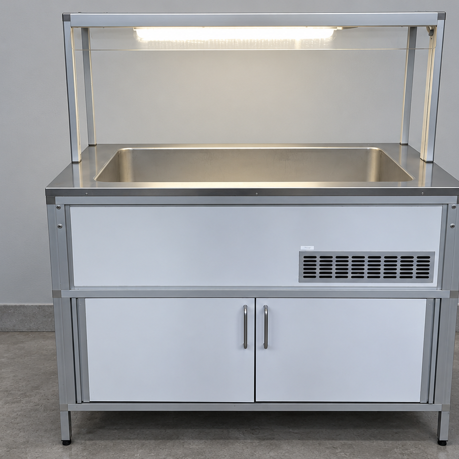 1587603-1 Refrigerated serving counter - 2006 - 1 pc - W:1200 mm H:1400 mm D:650 mm