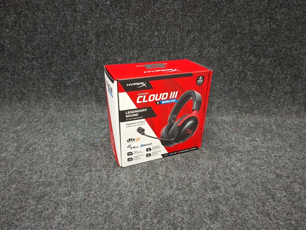 1579175-2 HyperX Cloud III S wireless gaming headset (red)