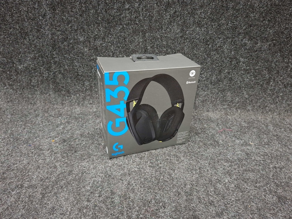 1579178-2 Logitech G435 LIGHTSPEED Wireless Gaming Headset (Black)