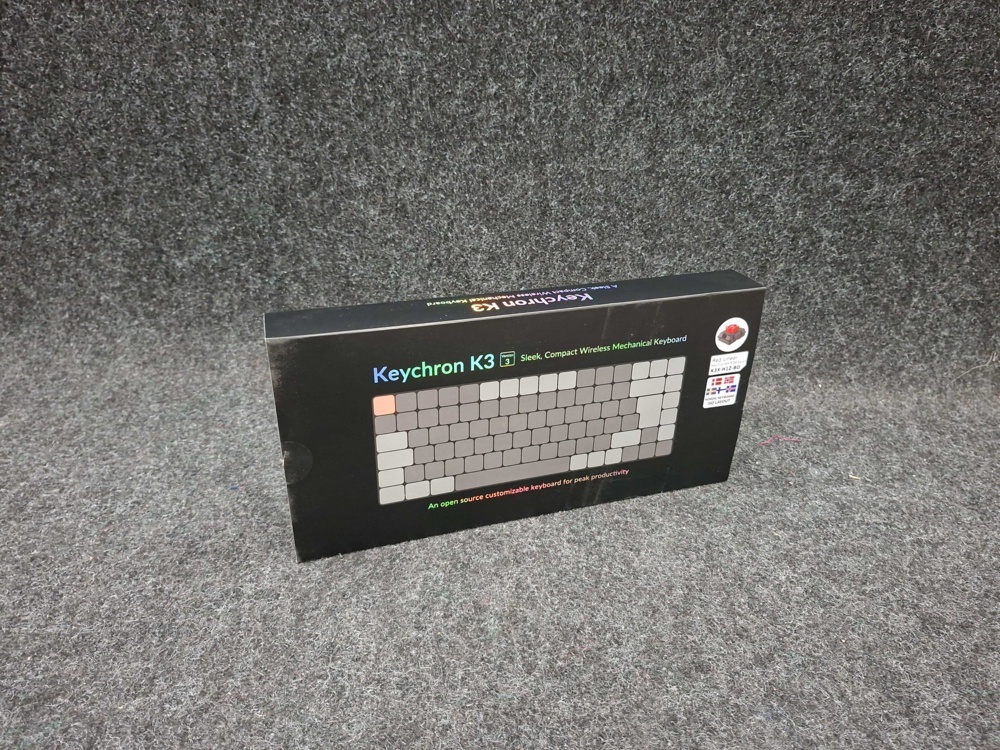 1579179-2 Wireless keyboard Keychron K3 V3 RGB Aluminum Hot Swap QMK Low Profile 2.0 Red