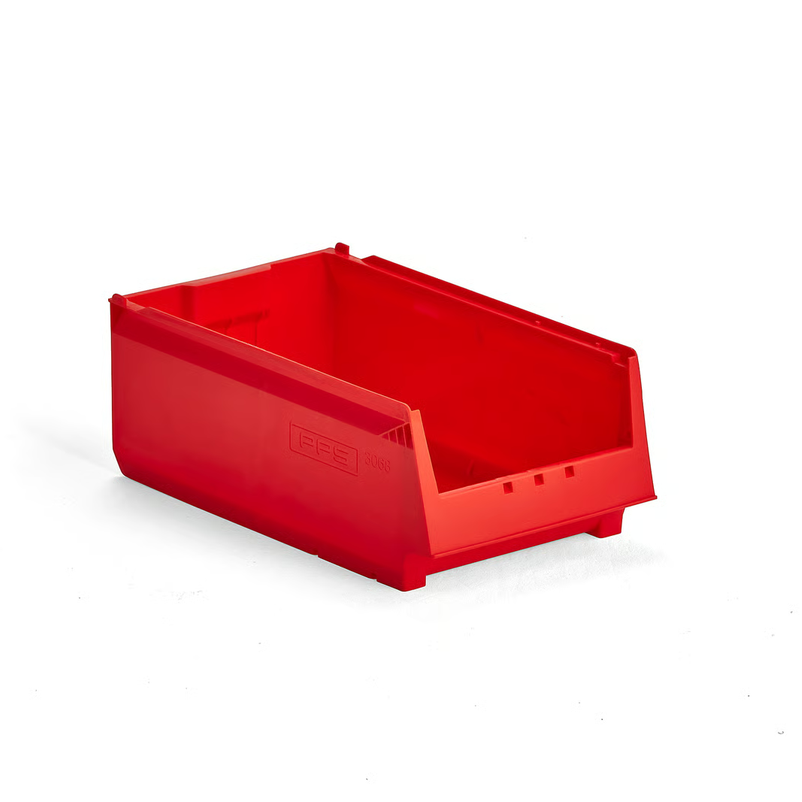 1587574-1 10 pcs Picking bins AJ 9000 Series -68, 400x230x150 mm, red