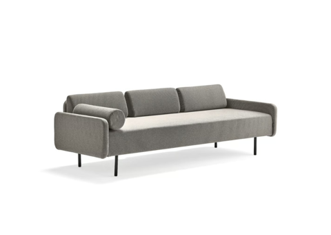 Sofa TRENDY 3-seater, fabric, taupe