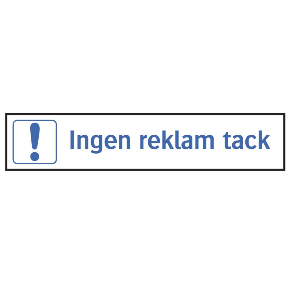 1588645-1 Information signs, 120 pcs - Systemtext, Ingen reklam tack, 100 × 20 mm