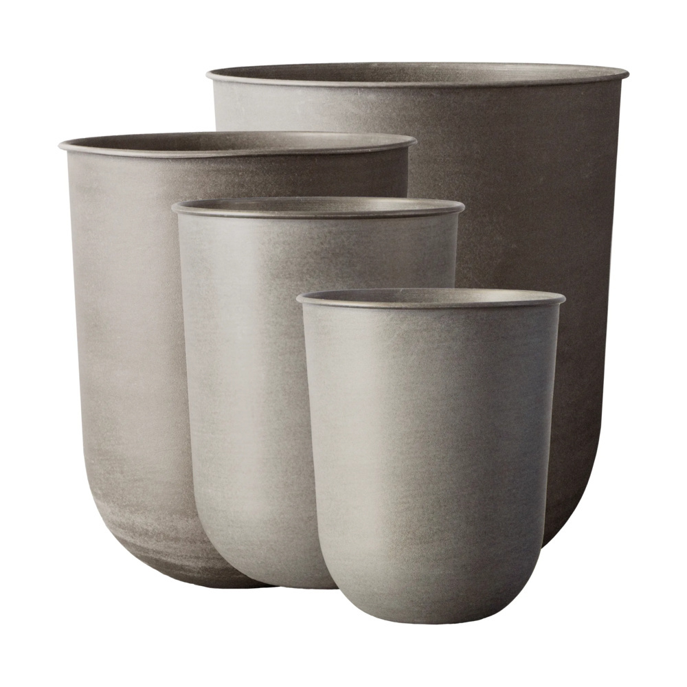 1584917-1 Pots - DBKD Out Pot, beige metal, assorted sizes