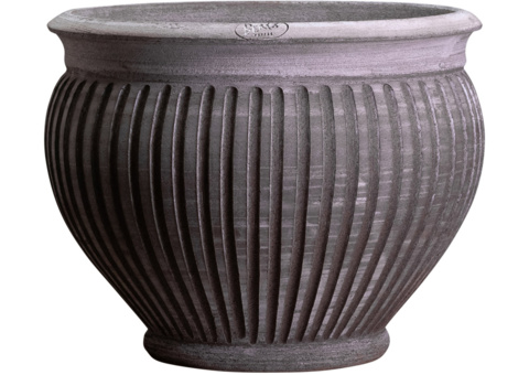 Pot, 1 pc - Bergs Potter Piccolina Grey RAW, Ø35 cm