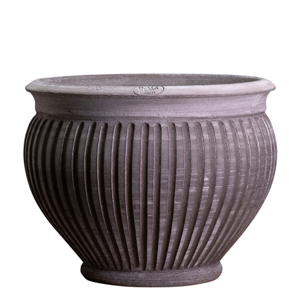 1584922-1 Pot, 1 pc - Bergs Potter Piccolina Grey RAW, Ø40 cm