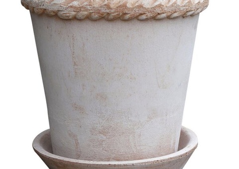 Pots with saucers, 2 pcs - Bergs Potter Emilia, pink terracotta, Ø30 cm