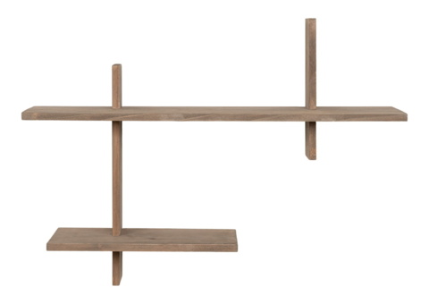 Wall shelves, 5 pcs - House Nordic Ovada, pine, 60 x 15 x 36 cm