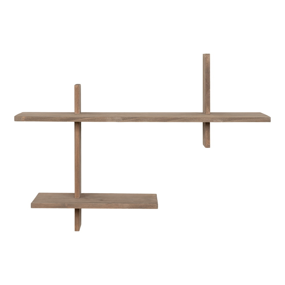 1584926-1 Wall shelves, 5 pcs - House Nordic Ovada, pine, 60 x 15 x 36 cm