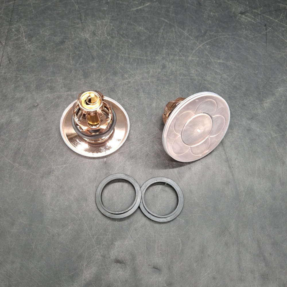 1588659-1 Avloppsfilter, 48 st - tryckplugg och korgsil, roséguld