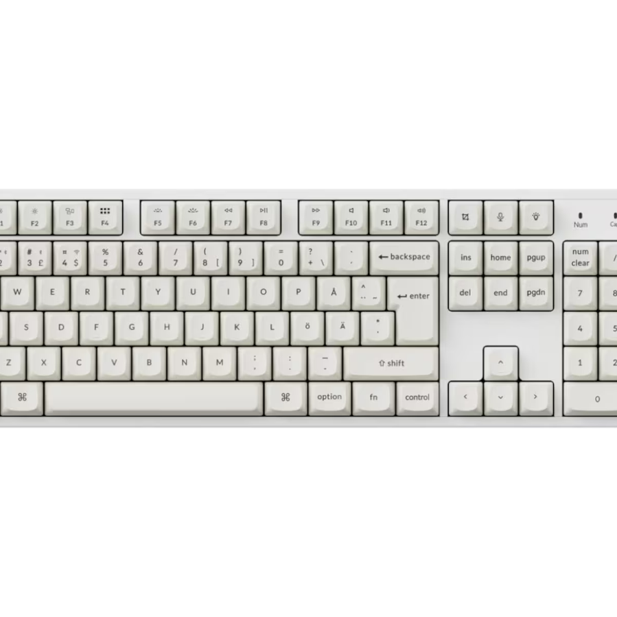 1579174-1 Wireless gaming keyboard Keychron K10 HE SE (wood/white)