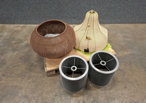 4 lampshades
