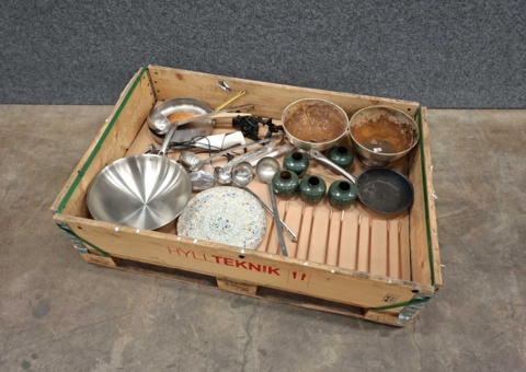 Frying pans and interior details